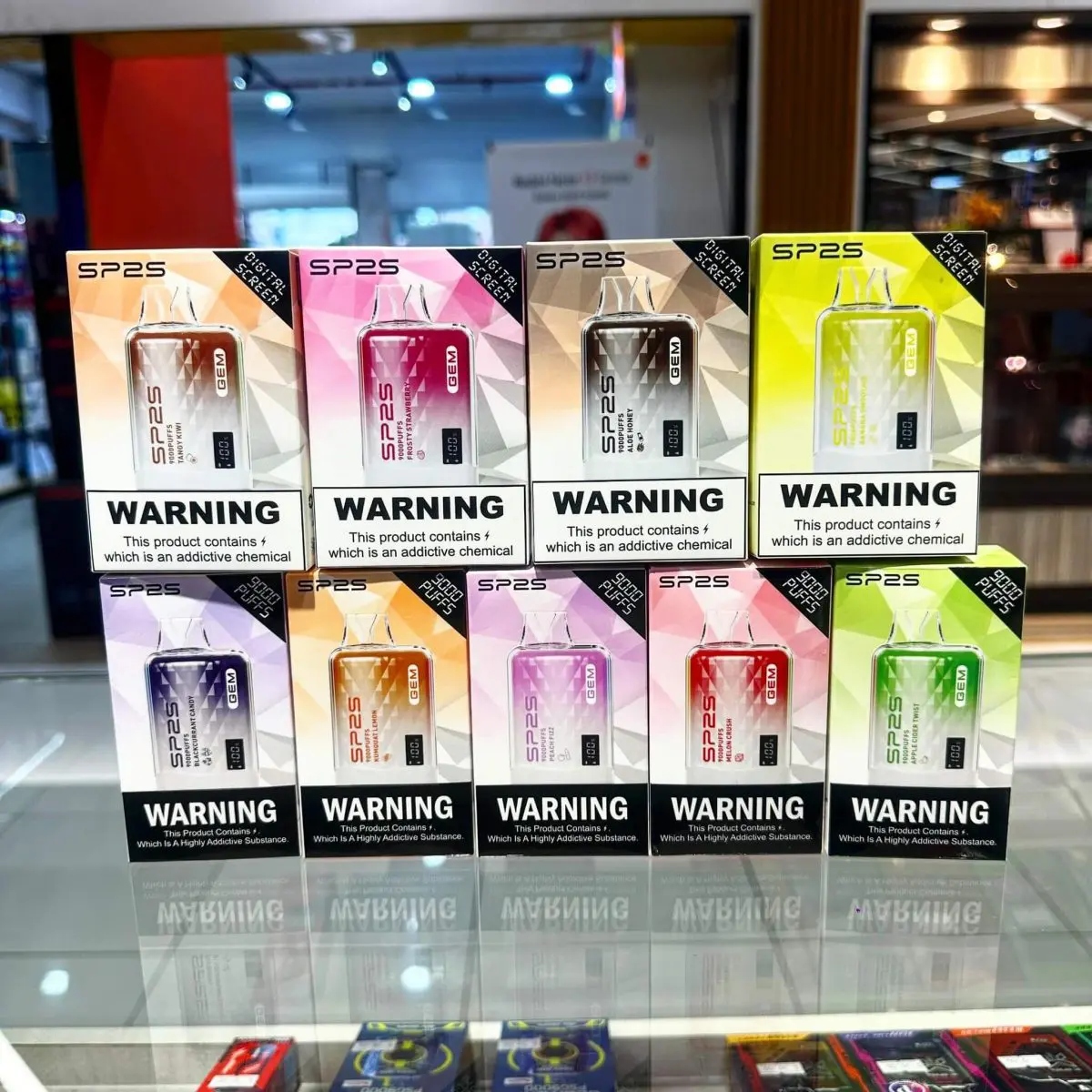 SP2S GEM 9000 PUFFS 拋棄式電子煙 | 台灣現貨 | 【10種口味】